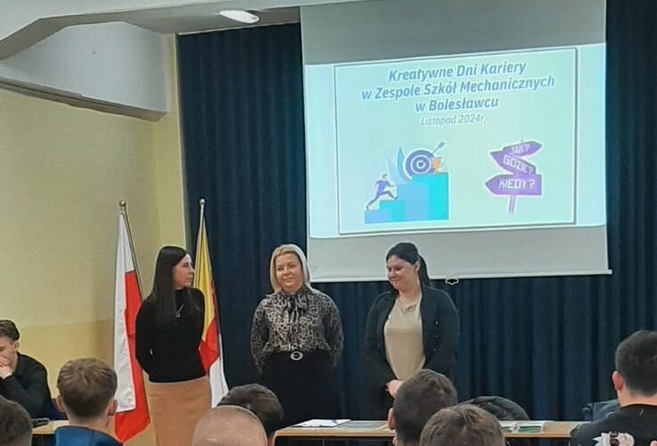 Spotkania aktywizacyjne z młodzieżą z Bolesławca w ramach Kreatywnych Dni Kariery 2024