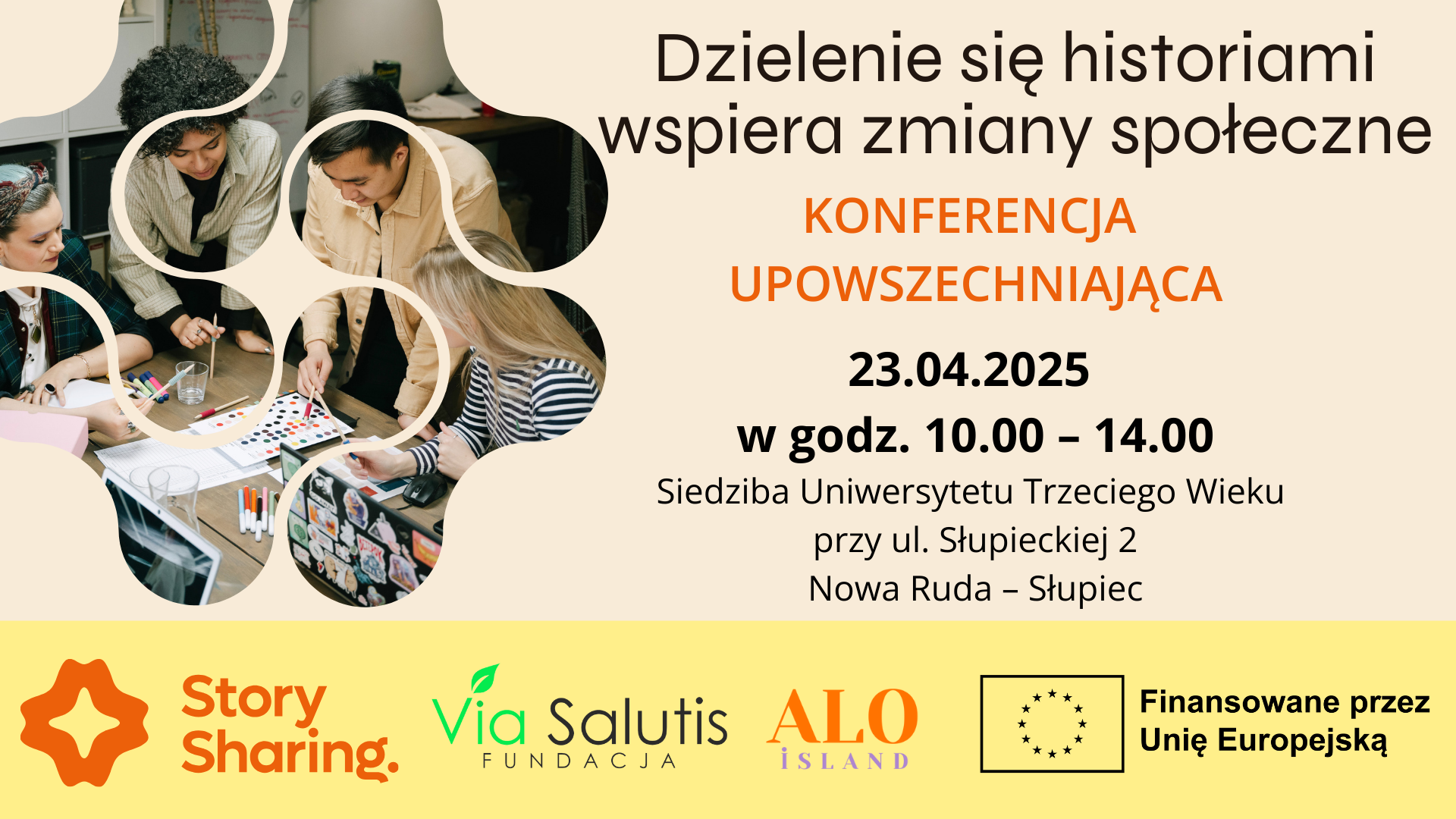 Zaproszenie na konferencję “Story-sharing for Social Change/Opowiadanie historii wspiera zmiany społeczne”