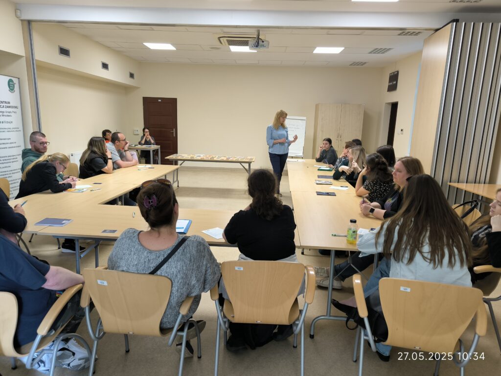 Doradczyni Podczas Wykładu